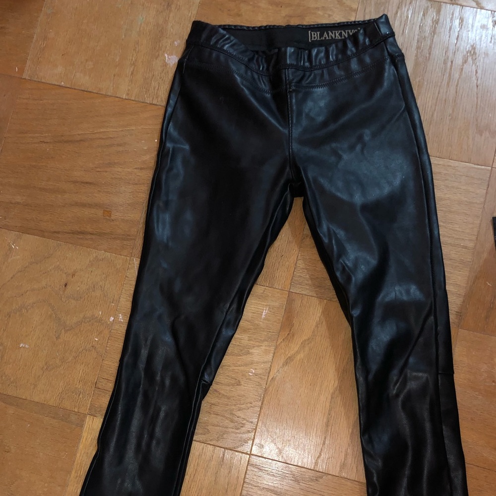 Blank NYC Leather pants